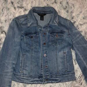 White House Black Market Jean Jacket size 2